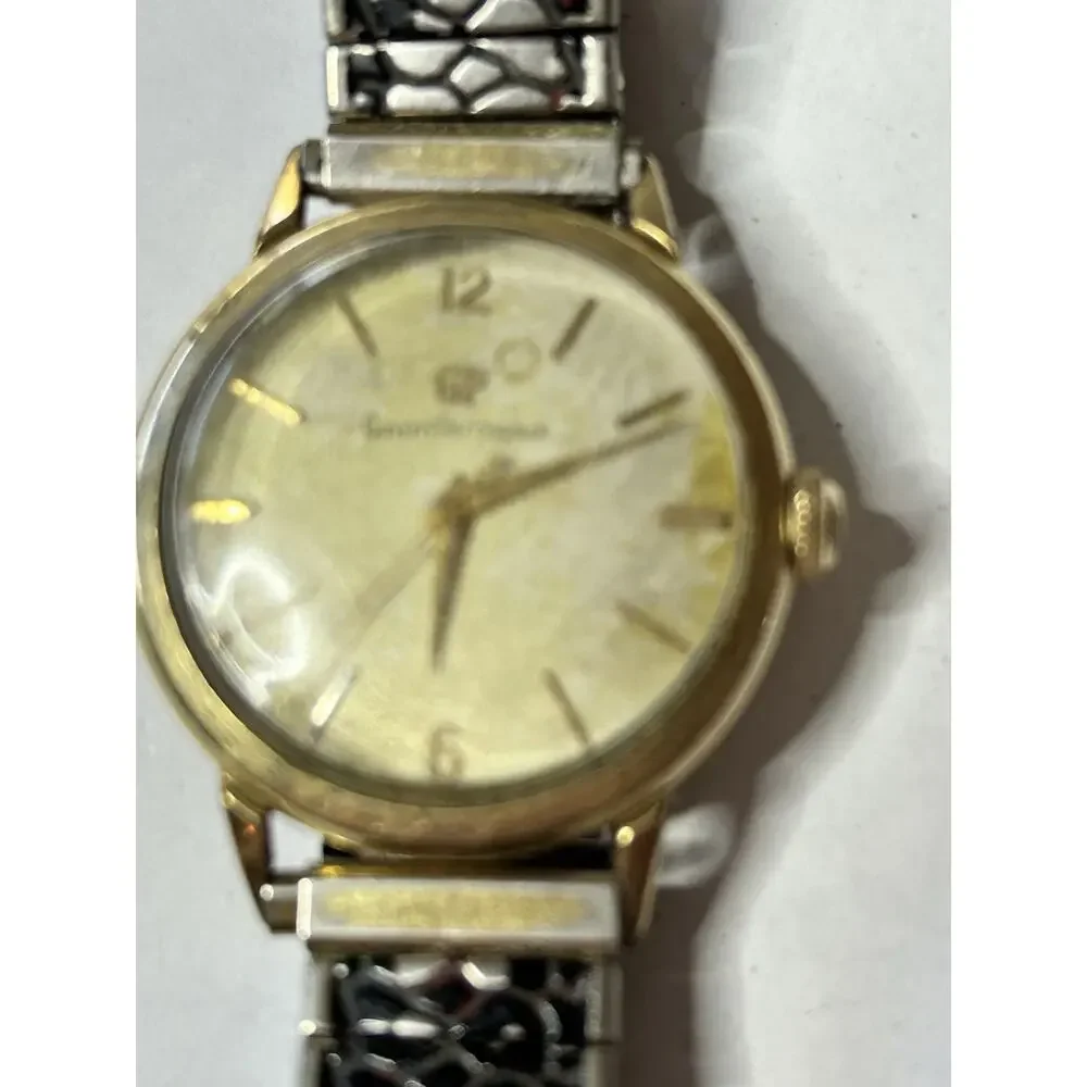 Girard-Perregaux Gyromatic Ref 8371615 - Rare Bausch & Co Retailer Dial - 1960s